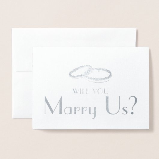 Bent u onze ambtenaar? | Weddenschap tussen ons Folie Kaarten (Voorkant met envelop)