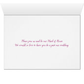 Bent u onze eerwaarde roze bloemen kaart? (Binenzijde Horizontaal (Onderkant))