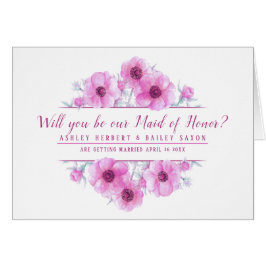 Bent u onze eerwaarde roze bloemen kaart?