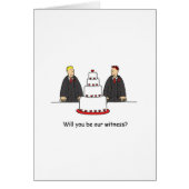 Bent u onze getuige? Twee Grooms. (Voorkant)