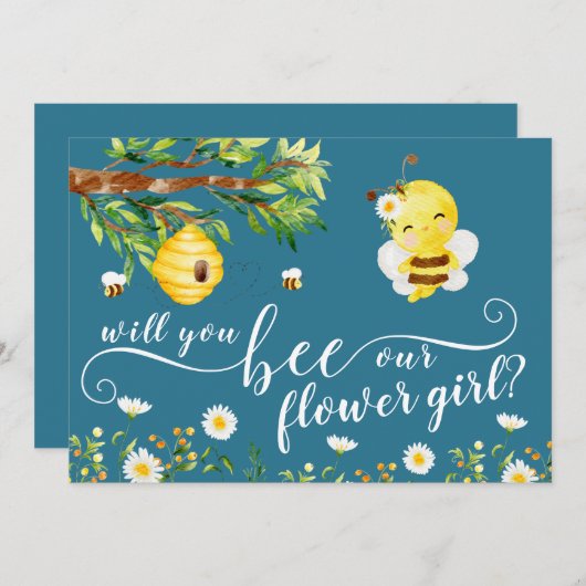 Bent u onze Kaart over het Bloemenmeisje-voorstel? (Voorkant / Achterkant)