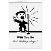 Bent u onze trouwzanger? Singer bij Mic (Voorkant)