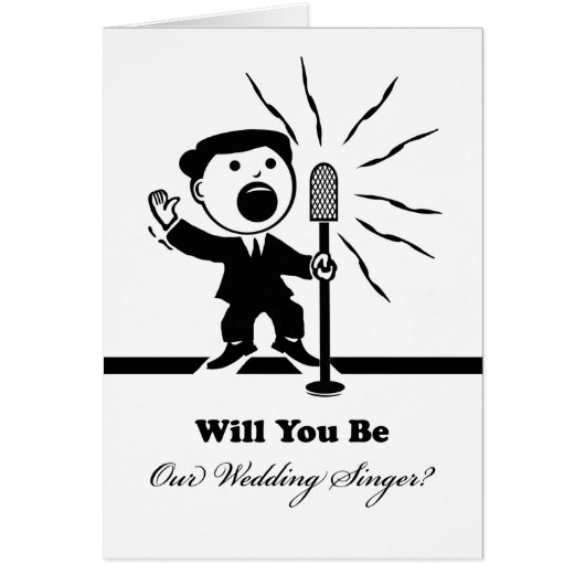 Bent u onze trouwzanger? Singer bij Mic (Voorkant)