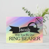 Bent u onze uitnodiging voor de Ring Bearer? (Staand voorkant)