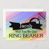 Bent u onze uitnodiging voor de Ring Bearer? (Voorkant / Achterkant)