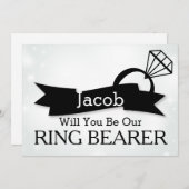 Bent u onze uitnodiging voor de Ring Bearer? (Voorkant / Achterkant)