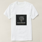 Bent u op zoek naar een zwarte pantar t shirt? t-shirt (Design voorkant)