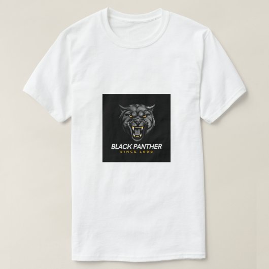 Bent u op zoek naar een zwarte pantar t shirt? t-shirt (Design voorkant)