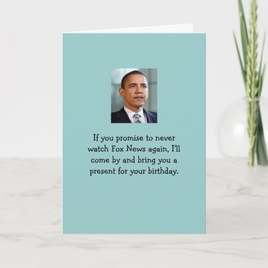 Bent u watchin geen Fox News! Kaart (Voorkant)
