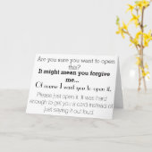 Bent u zeker? De Kaart van de verontschuldiging (Gele Bloem)