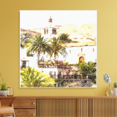 Bentancuria, Fuerteventura, Canarische Eilanden Canvas Afdruk (Insitu (Woonkamer))