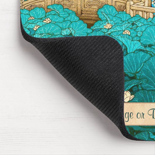 Benten Pond bij het sjiitische Kawase Hasui-japans Muismat (Hoek)