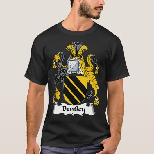 Bentley Coat of Arms Family Crest T-shirt (Voorkant)