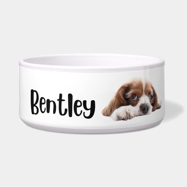 Bentley - honden en katten gepersonaliseerde kom (Voorkant)