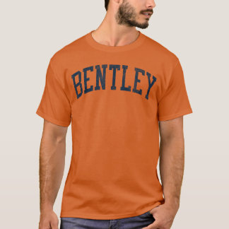 Bentley IA Vintage Athletic Sports JSN2 Navy Print T-shirt