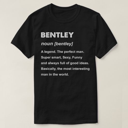 Bentley Name Gift Pullover (Design voorkant)