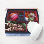 Bento Box Sushi Japans rijstvoedsel Muismat (Met muis)