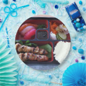 Bento Box Sushi Japans rijstvoedsel Papieren Bordje (Feest)