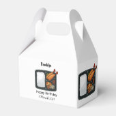 Bento-cartoon illustratie bedankdoosjes (Achterkant)