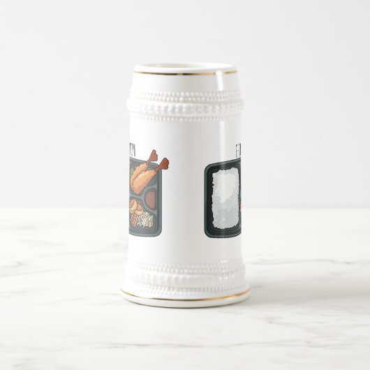 Bento-cartoon illustratie bierpul (Center)