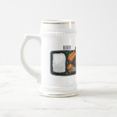 Bento-cartoon illustratie bierpul (Links)