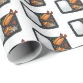 Bento-cartoon illustratie cadeaupapier (Rol Hoek)