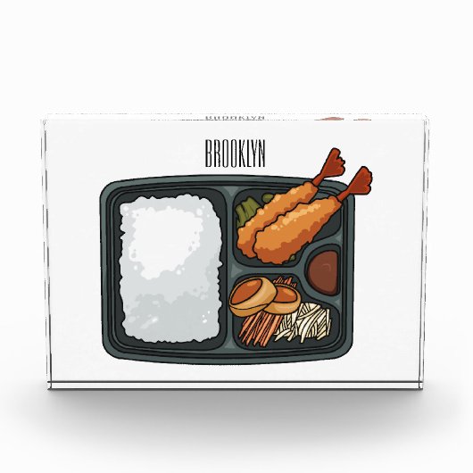 Bento-cartoon illustratie fotoblokken (Voorkant)