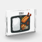 Bento-cartoon illustratie fotoblokken (Links)