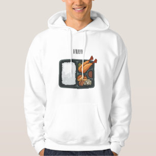Bento-cartoon illustratie hoodie