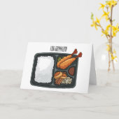 Bento-cartoon illustratie kaart (Gele Bloem)