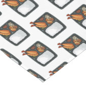 Bento-cartoon illustratie korte tafelloper (Hoek)