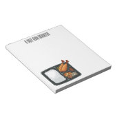 Bento-cartoon illustratie notitieblok (Schuin)