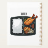 Bento-cartoon illustratie planner (Achterkant)