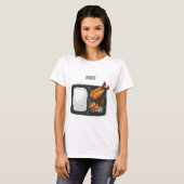 Bento-cartoon illustratie t-shirt (Voorkant volledig)