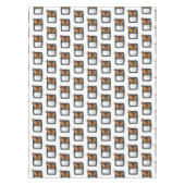 Bento-cartoon illustratie tafelkleed (Voorkant)