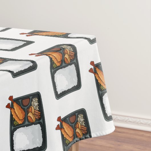 Bento-cartoon illustratie tafelkleed (Voorbeeld)