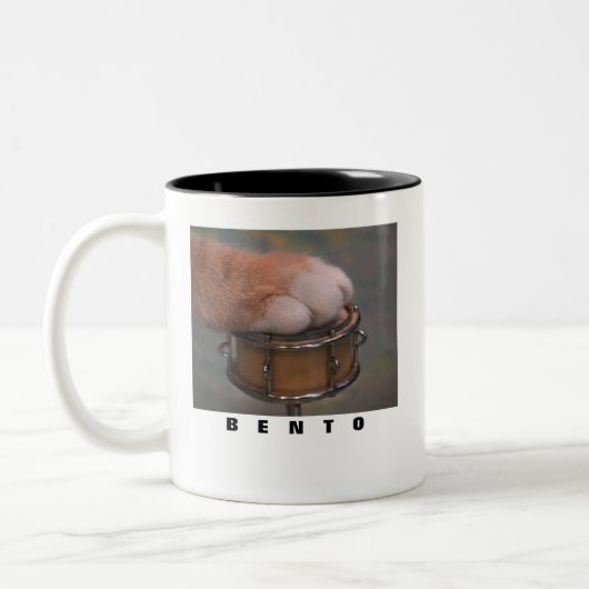Bento CUP BEIDE ZIJDEN ART! Tweekleurige Koffiemok (Links)