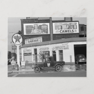 Benton Harbor Filling Station, jaren 1940 Briefkaart