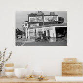 Benton Harbor Filling Station, jaren 1940 Poster (Keuken)