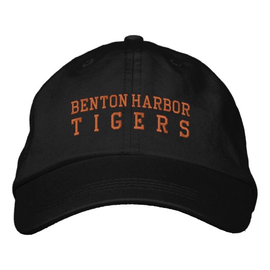 Benton Harbour High School Baseball Hat Geborduurde Pet (Voorkant)