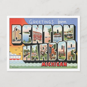  Benton Harbour Michigan USA Briefkaart
