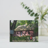 Benton Homestead, Tolland, CT. Briefkaart (Staand voorkant)