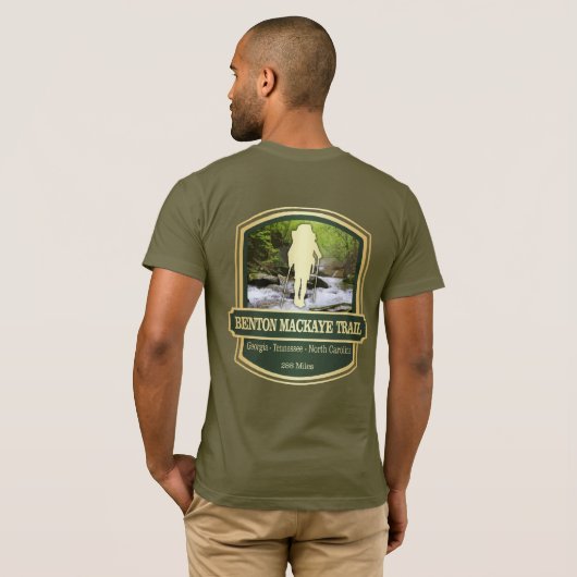 Benton MacKaye Trail (B) T-shirt (Achterkant volledig)