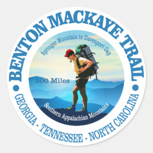 Benton MacKaye Trail (Hiker C) Ronde Sticker