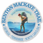 Benton MacKaye Trail (Hiker C) Sticker (Voorkant)