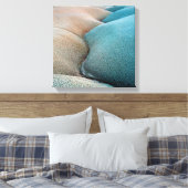 Bentonite Hills - Capitol Reef National Park Canvas Afdruk (Insitu (Slaapkamer))