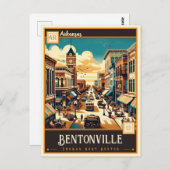 Bentonville, Arkansas |  Briefkaart (Voorkant / Achterkant)