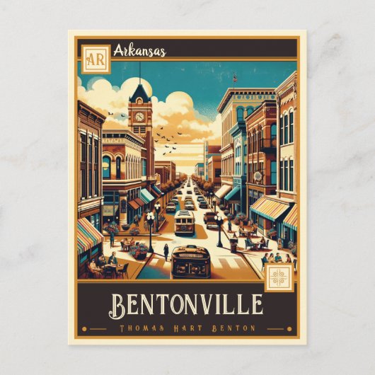 Bentonville, Arkansas |  Briefkaart (Voorkant)