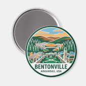 Bentonville Arkansas Magneet (Voorkant / Achterkant)