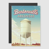 Bentonville, Arkansas reisposter. (Voorkant / Achterkant)